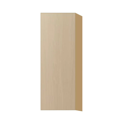 Contemporary 42" tall wall single door cabinet, Swiss Walnut door, P-Box (Prestige)