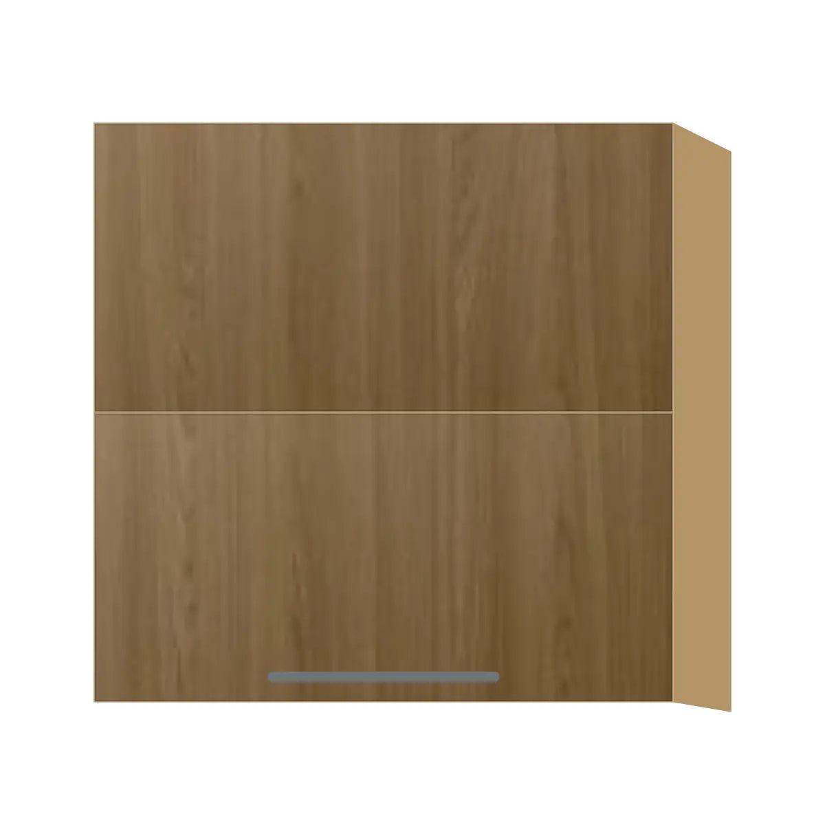 Contemporary bi-fold lift-up wall cabinet, Barcelona Dark Oak door, P-Box (Prestige)