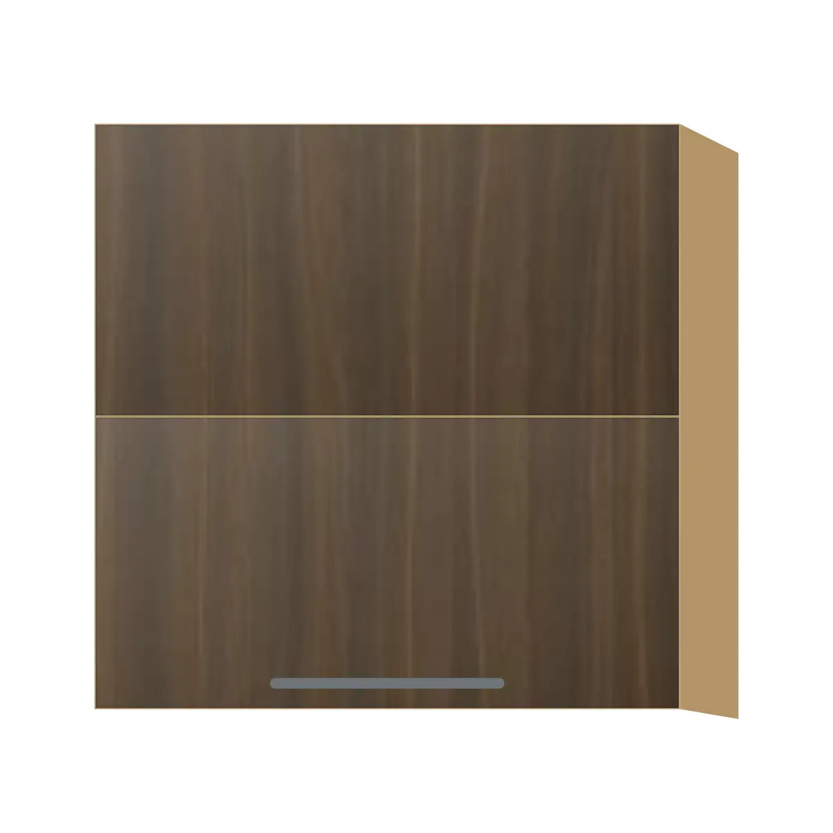 Contemporary bi-fold lift-up wall cabinet, Golden Shadow door, P-Box (Prestige)