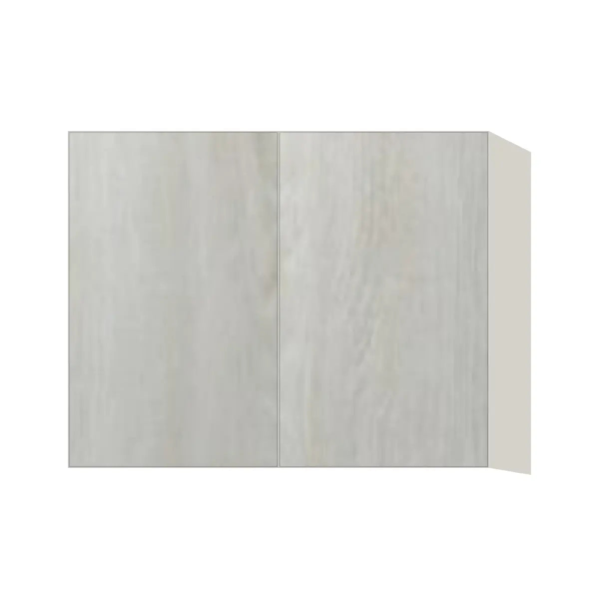 Contemporary 24" deep refrigerator wall cabinet, Artisan White Oak door, L-Box (Luxury)