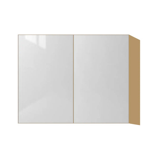 Contemporary 24" deep refrigerator wall cabinet, Glossy White door, P-Box (Prestige)