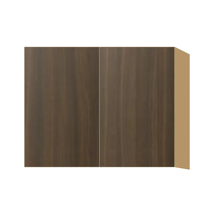 Contemporary 24" deep refrigerator wall cabinet, Golden Shadow door, P-Box (Prestige)