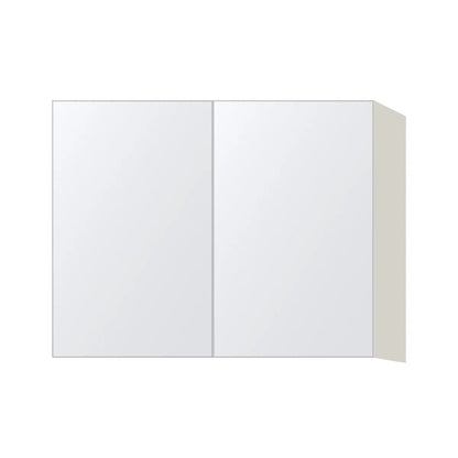 Contemporary 24" deep refrigerator wall cabinet, Matte White door, L-Box (Luxury)