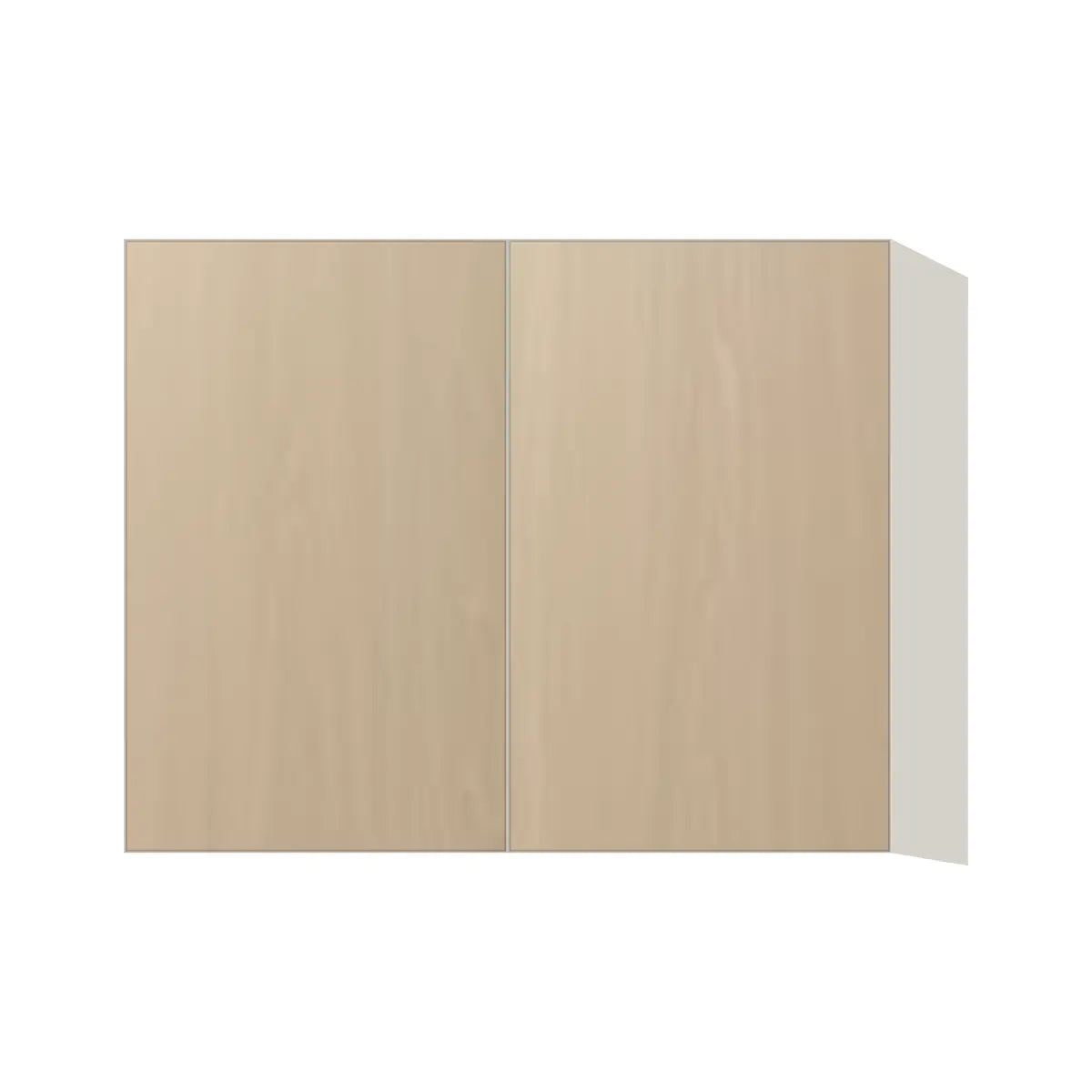 Contemporary 24" deep refrigerator wall cabinet, Swiss Walnut door, L-Box (Luxury)