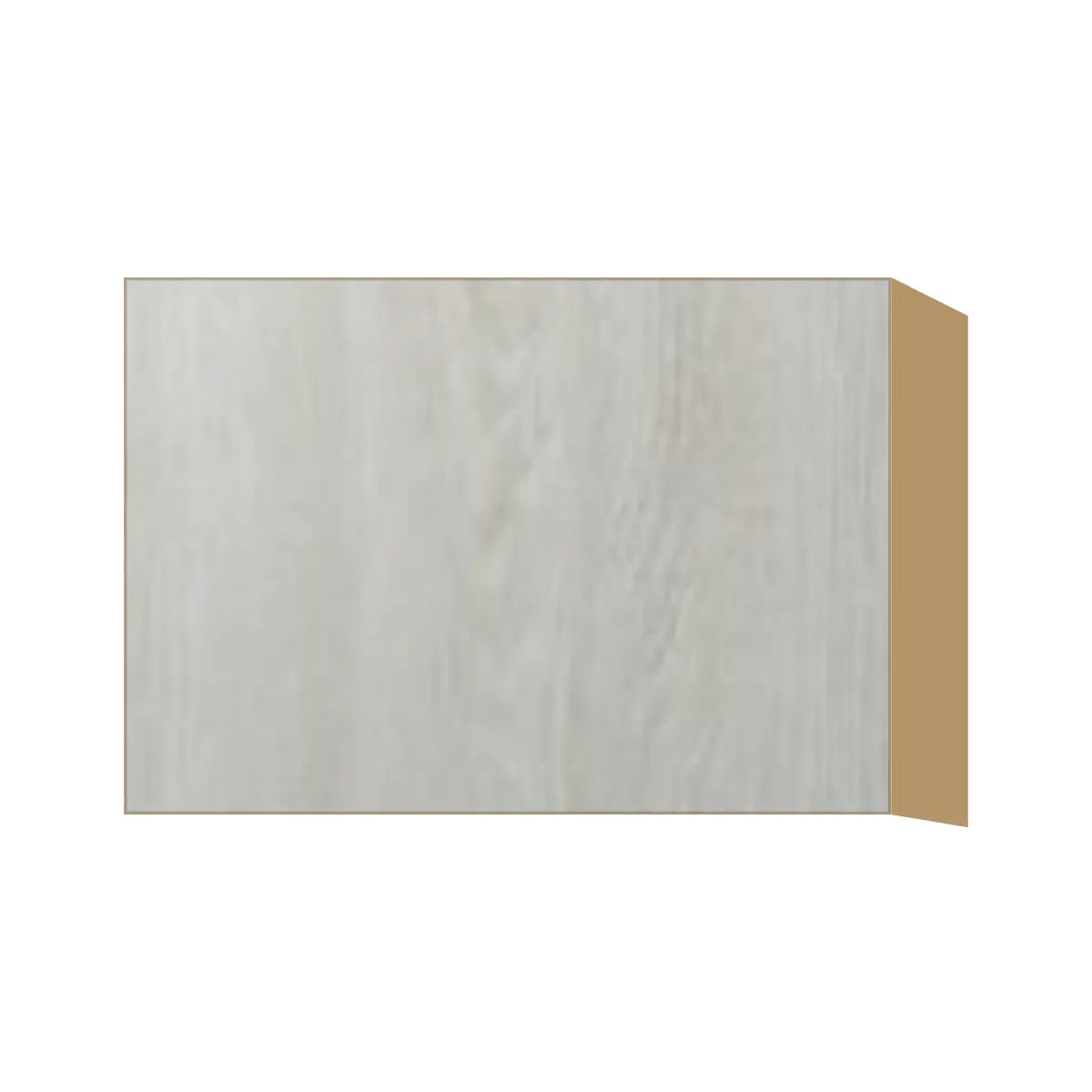Contemporary stay-lift bridge wall cabinet, Artisan White Oak door, P-Box (Prestige)