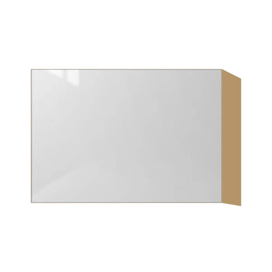 Contemporary stay-lift bridge wall cabinet, Glossy White door, P-Box (Prestige)