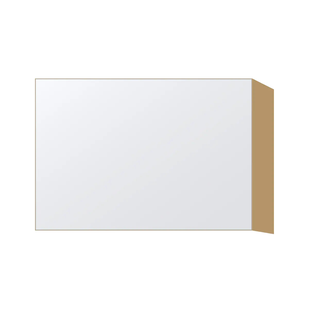 Contemporary stay-lift bridge wall cabinet, Matte White door, P-Box (Prestige)