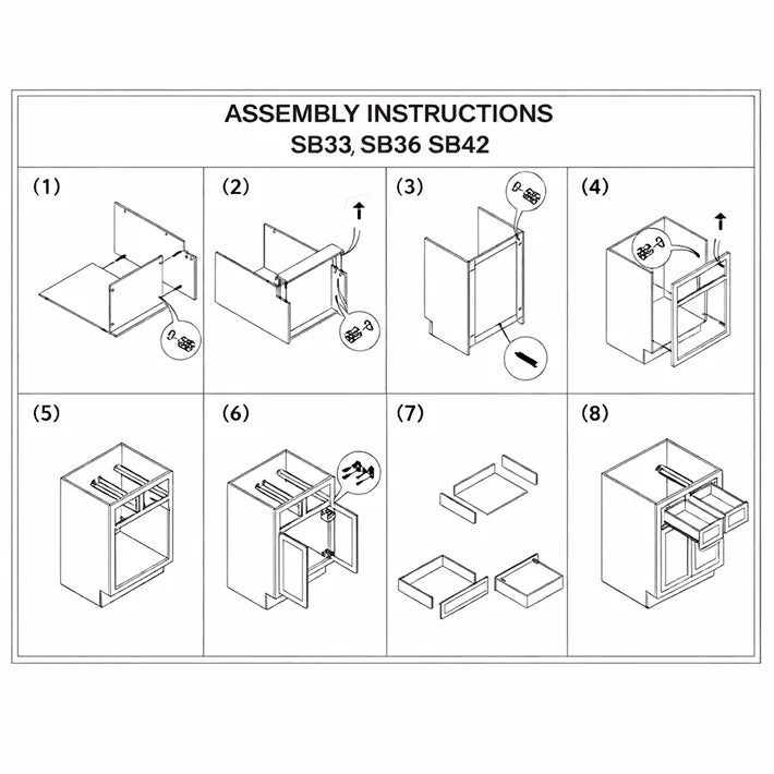 Assembly Instructions for Pantry Cabinets