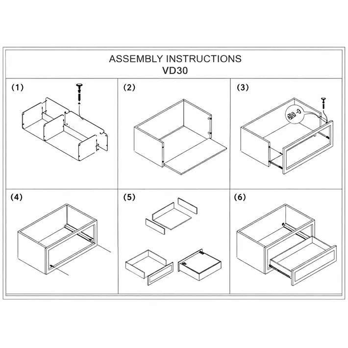 Assembly Directions for Wall Cabinet