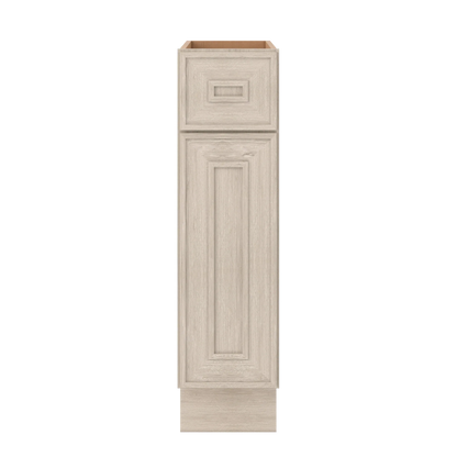 Ivory Elegant Craftsman Shaker B09 base cabinet – close front view, RTA kitchen cabinet