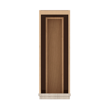 Ivory Elegant Craftsman Shaker B09 base cabinet – top view, RTA kitchen cabinet
