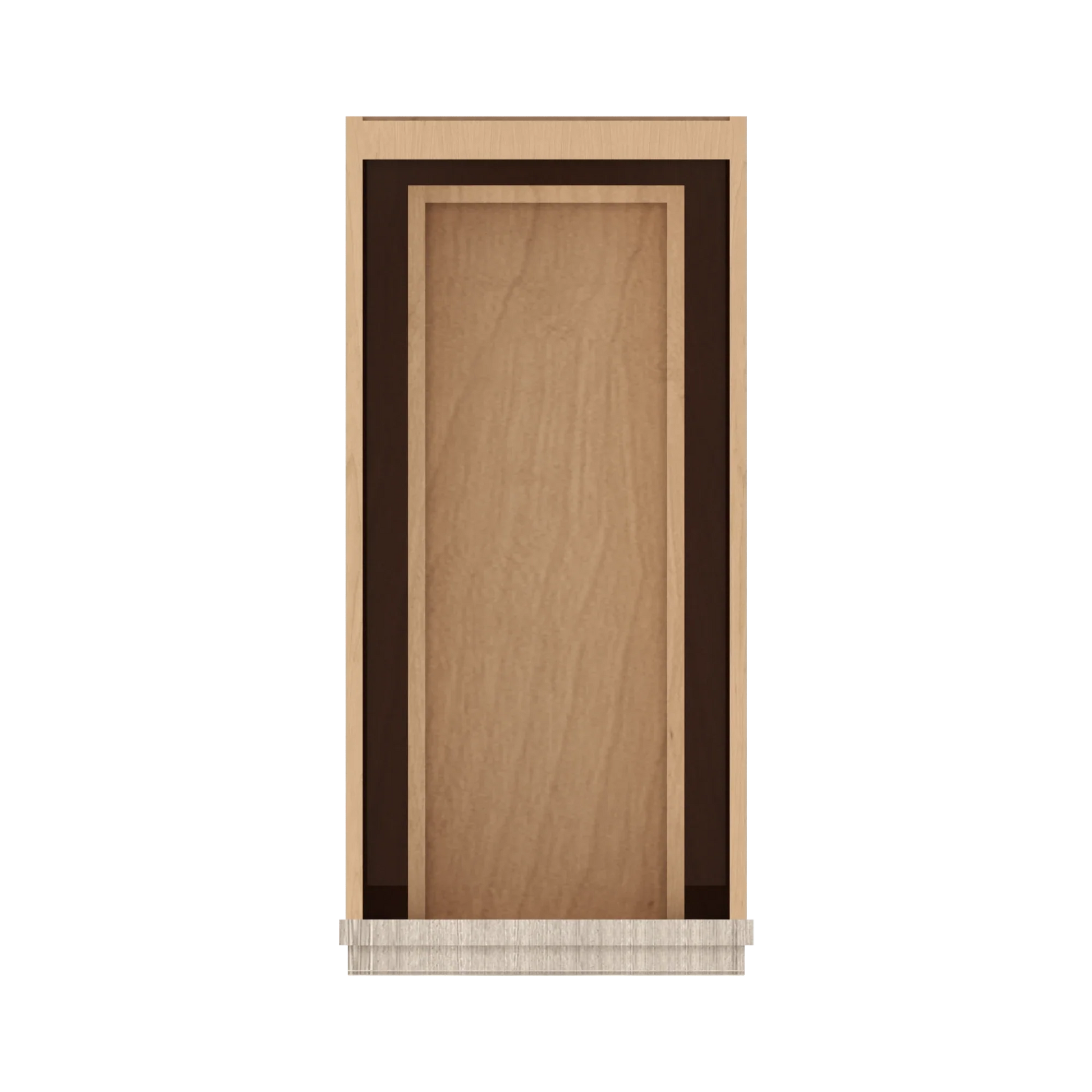 Ivory Elegant Craftsman Shaker B12 base cabinet – top view, RTA kitchen cabinet