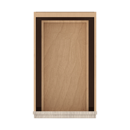 Ivory Elegant Craftsman Shaker B15 base cabinet – top view, RTA kitchen cabinet