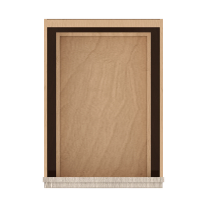 Ivory Elegant Craftsman Shaker B18 base cabinet – top view, RTA kitchen cabinet