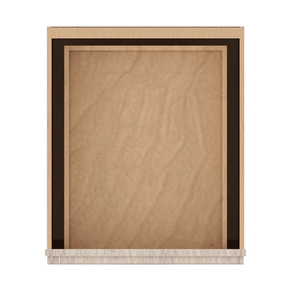 Ivory Elegant Craftsman Shaker B21 base cabinet – top view, RTA kitchen cabinet