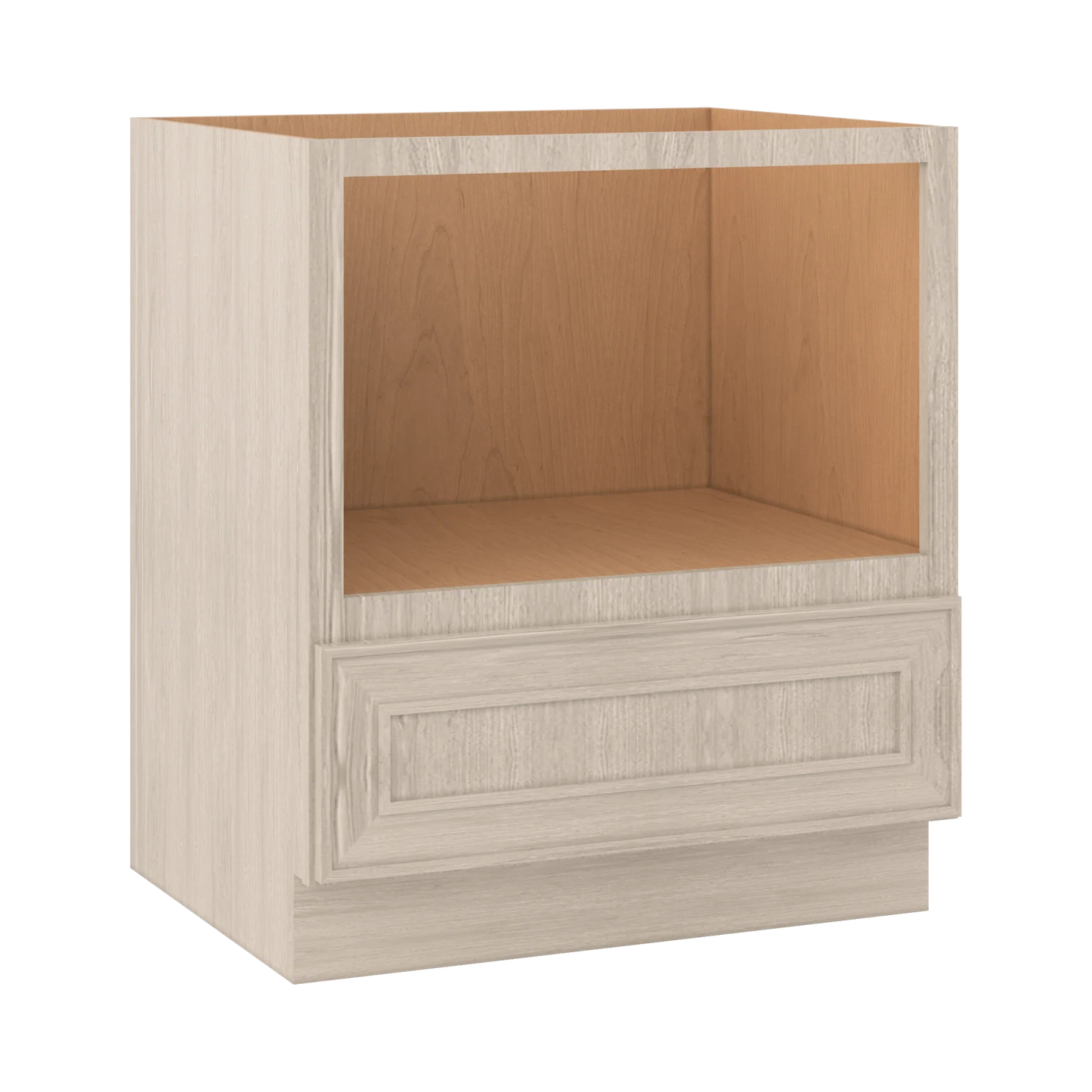 Ivory Elegant Craftsman Shaker B30MW base cabinet – close angle view, RTA kitchen cabinet