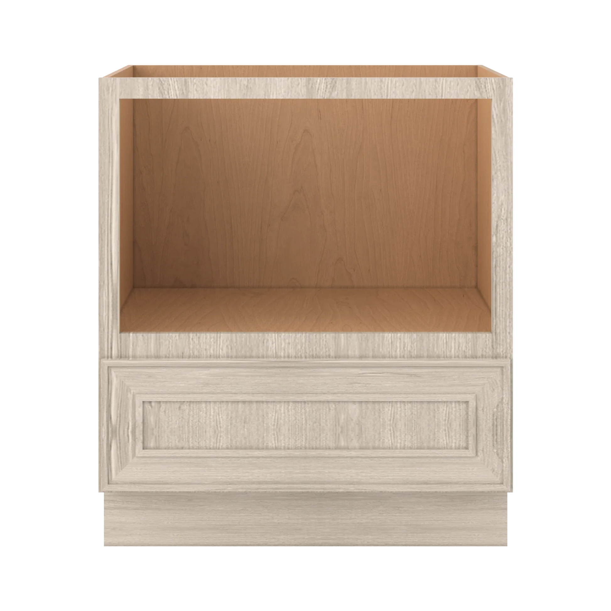Ivory Elegant Craftsman Shaker B30MW base cabinet – close front view, RTA kitchen cabinet