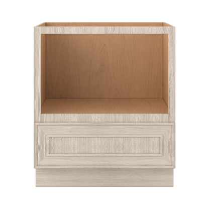 Ivory Elegant Craftsman Shaker B30MW base cabinet – close front view, RTA kitchen cabinet