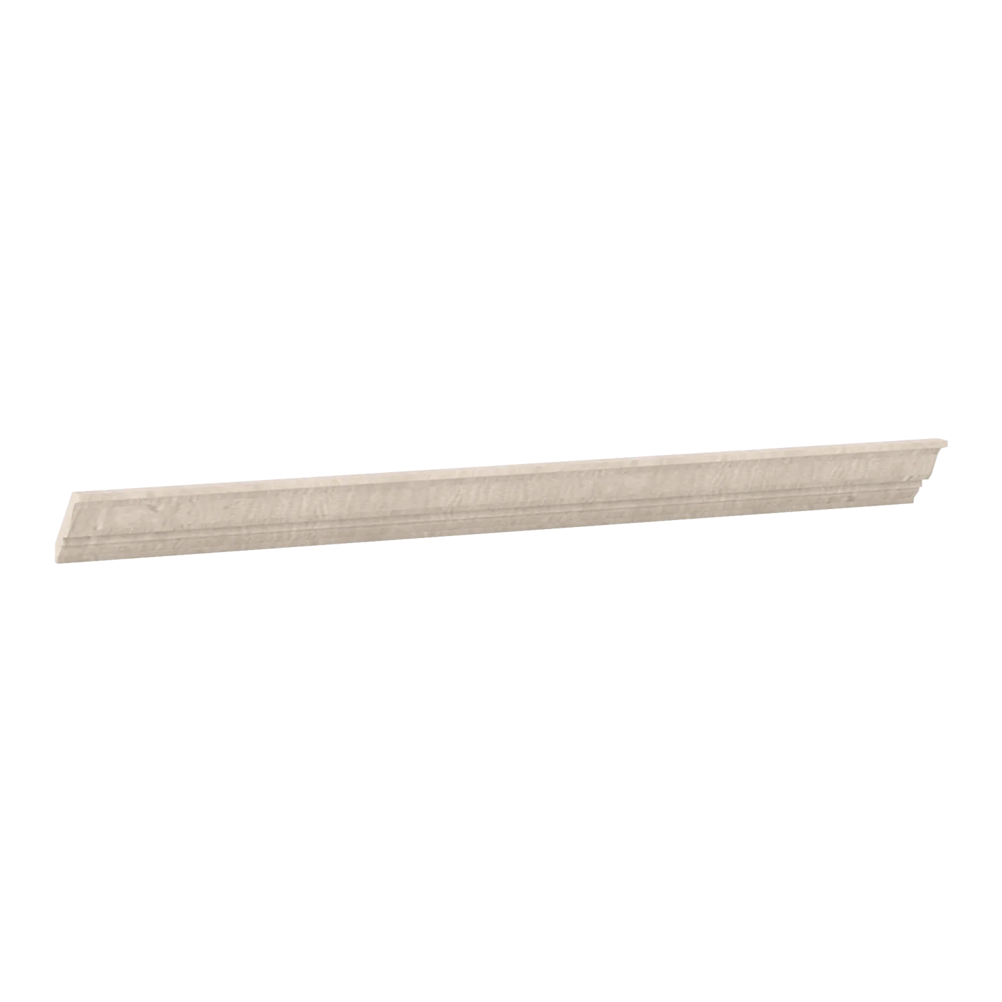 Ivory Elegant Craftsman Shaker CM2-12 trim & molding cabinet – close angle view, RTA kitchen cabinet