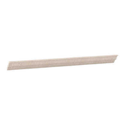 Ivory Elegant Craftsman Shaker CM2-12 trim & molding cabinet – close angle view, RTA kitchen cabinet