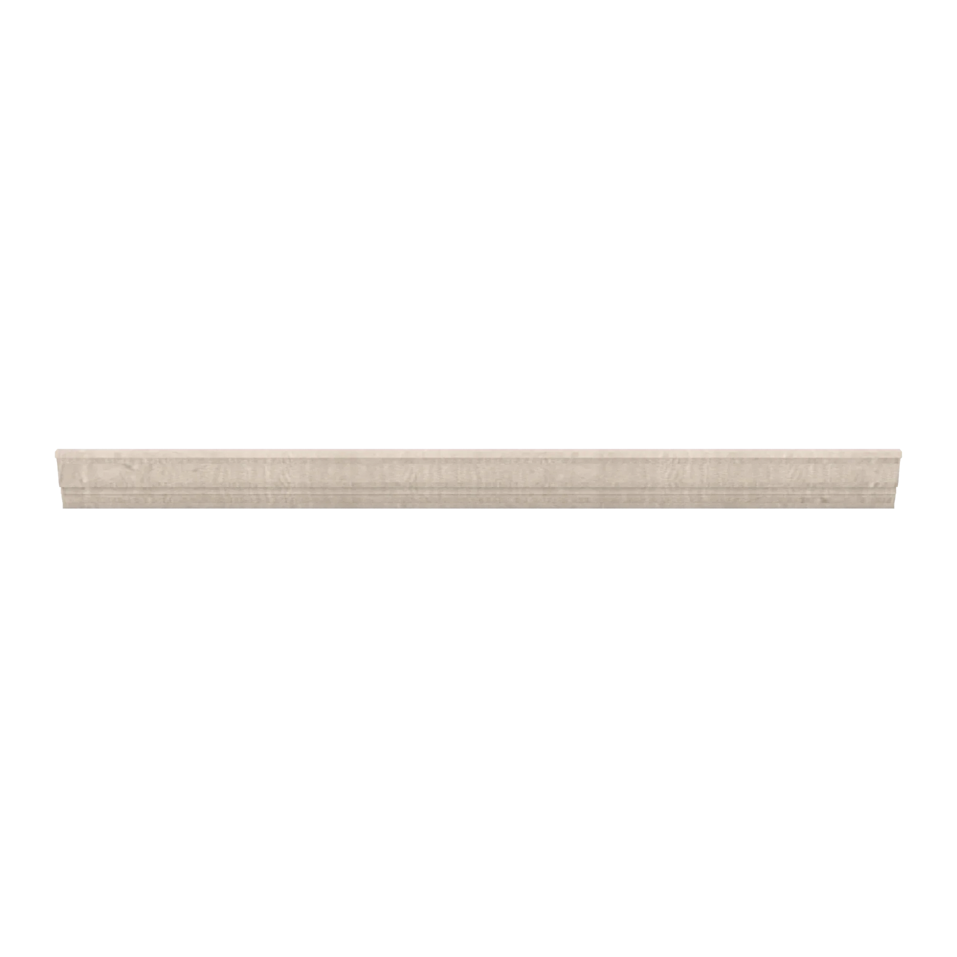 Ivory Elegant Craftsman Shaker CM2-12 trim & molding cabinet – close front view, RTA kitchen cabinet