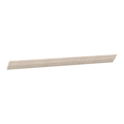Ivory Elegant Craftsman Shaker CM3-12 trim & molding cabinet – close angle view, RTA kitchen cabinet
