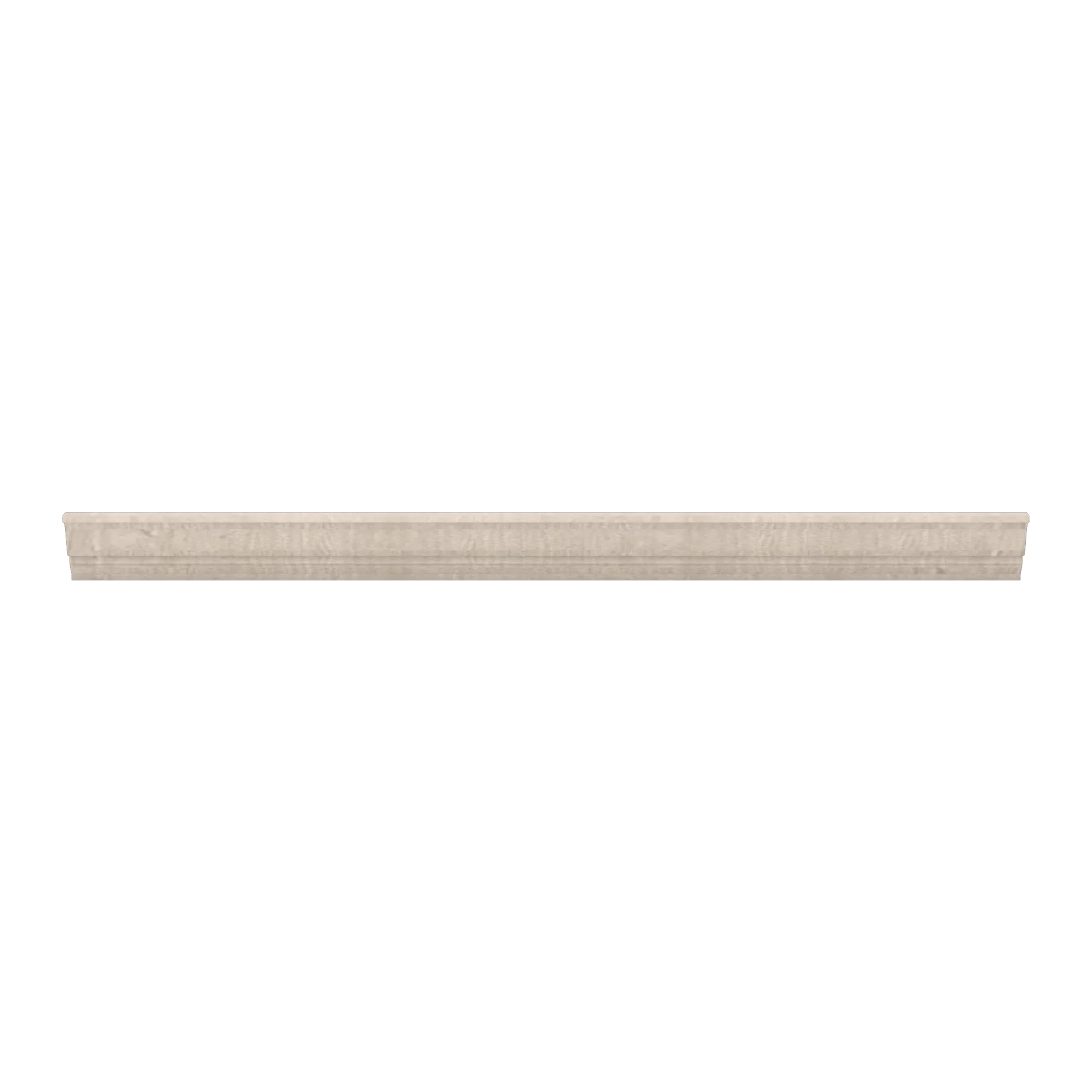 Ivory Elegant Craftsman Shaker CM3-12 trim & molding cabinet – close front view, RTA kitchen cabinet