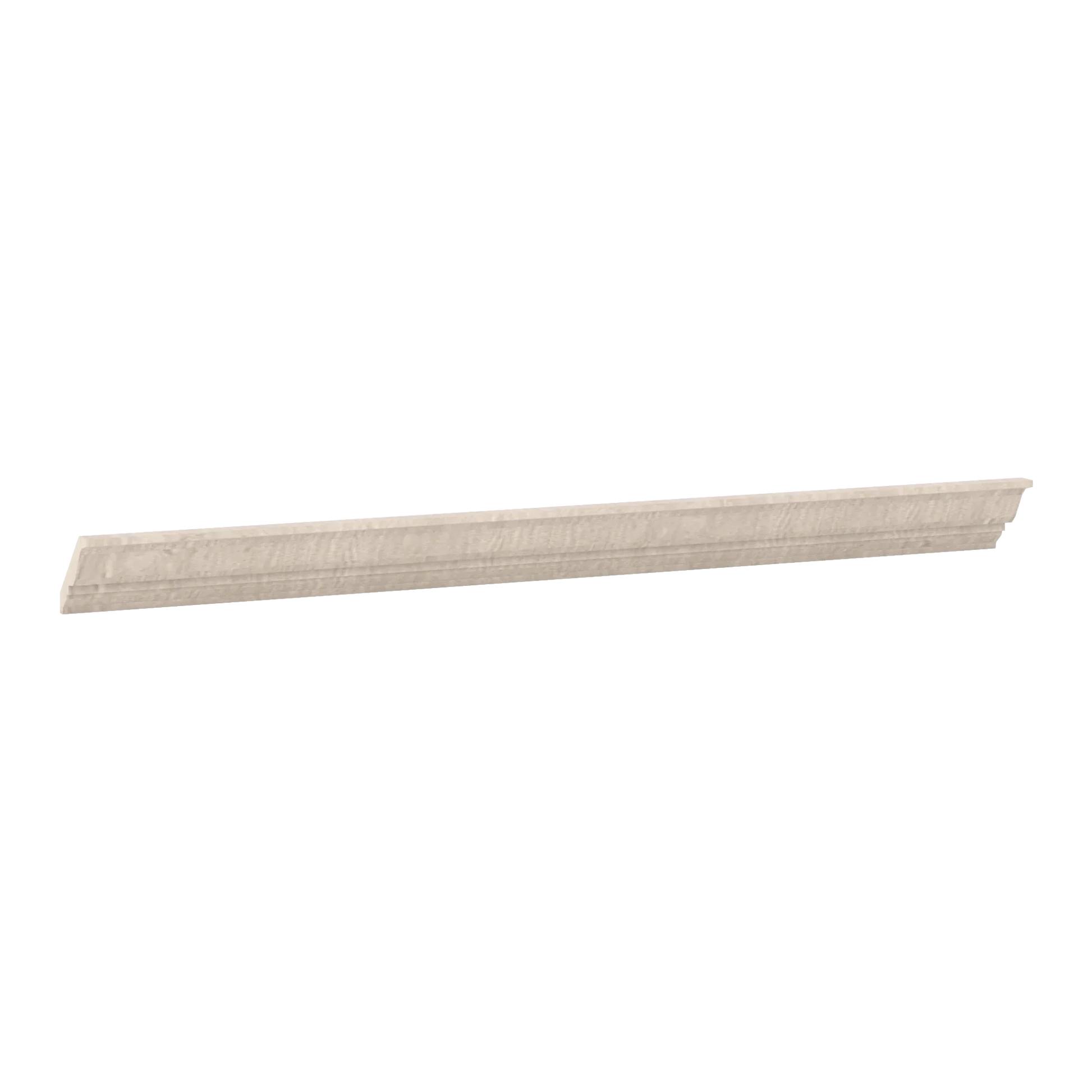 Ivory Elegant Craftsman Shaker CM4-12 trim & molding cabinet – close angle view, RTA kitchen cabinet