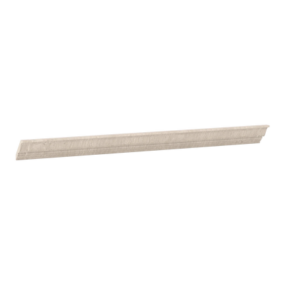 Ivory Elegant Craftsman Shaker CM4-12 trim & molding cabinet – close angle view, RTA kitchen cabinet