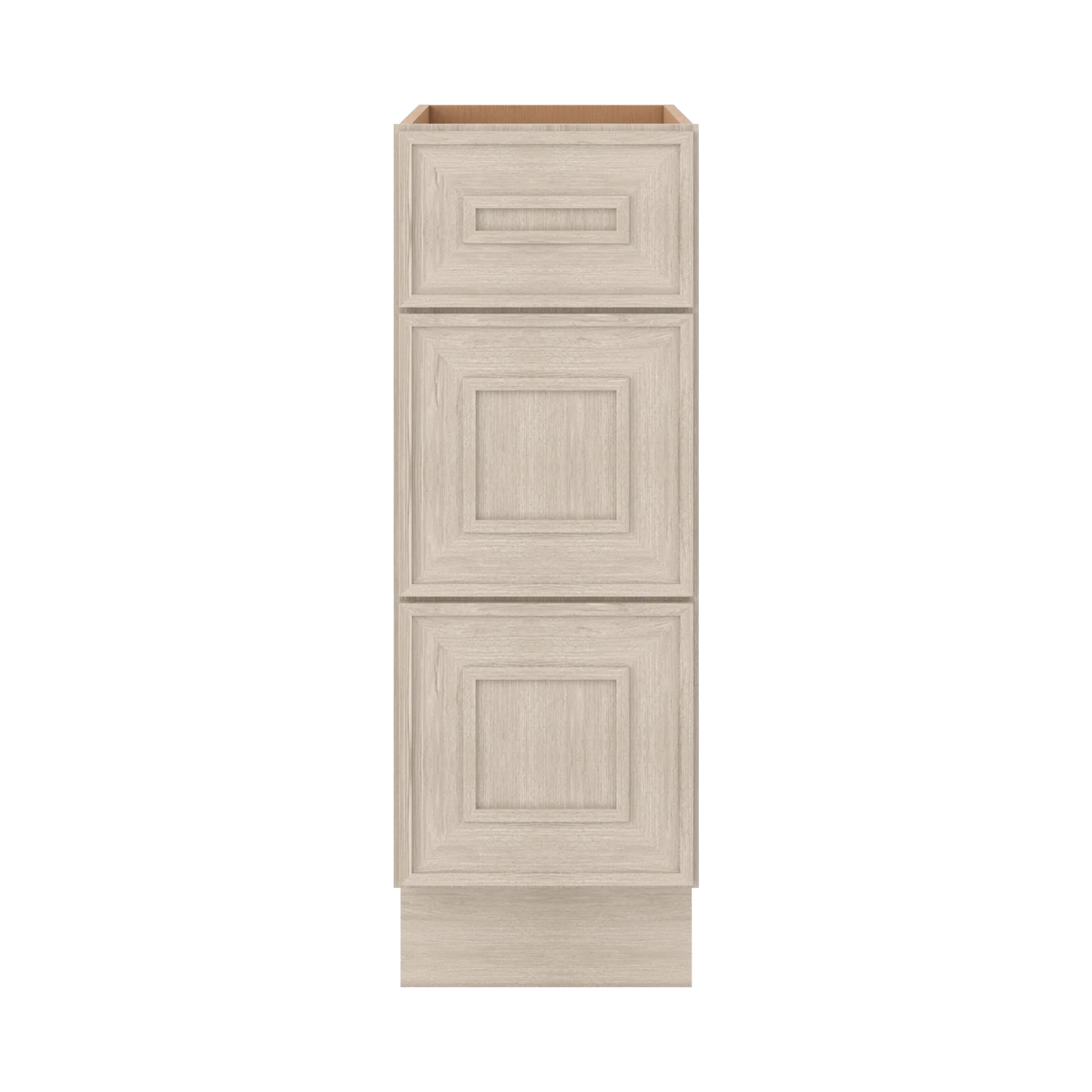 Ivory Elegant Craftsman Shaker DB12 base cabinet – close front view, RTA kitchen cabinet