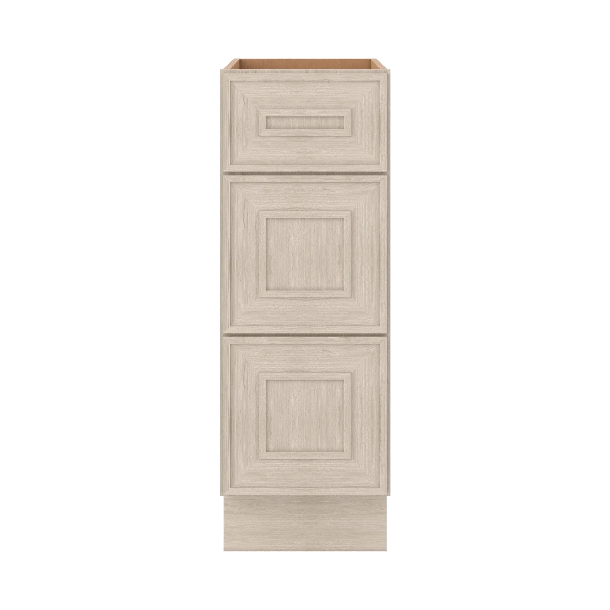 Ivory Elegant Craftsman Shaker DB12 base cabinet – close front view, RTA kitchen cabinet