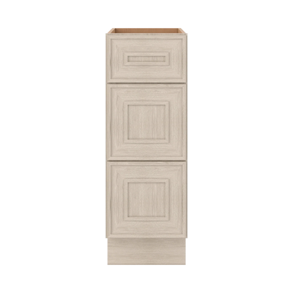 Ivory Elegant Craftsman Shaker DB12 base cabinet – close front view, RTA kitchen cabinet