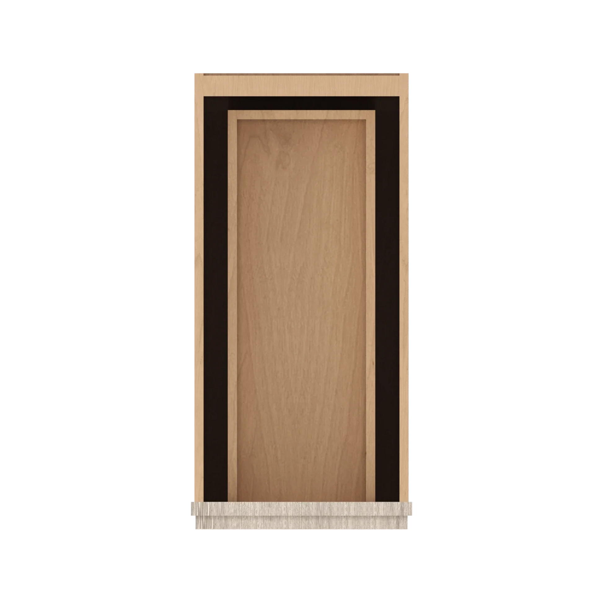 Ivory Elegant Craftsman Shaker DB12 base cabinet – top view, RTA kitchen cabinet