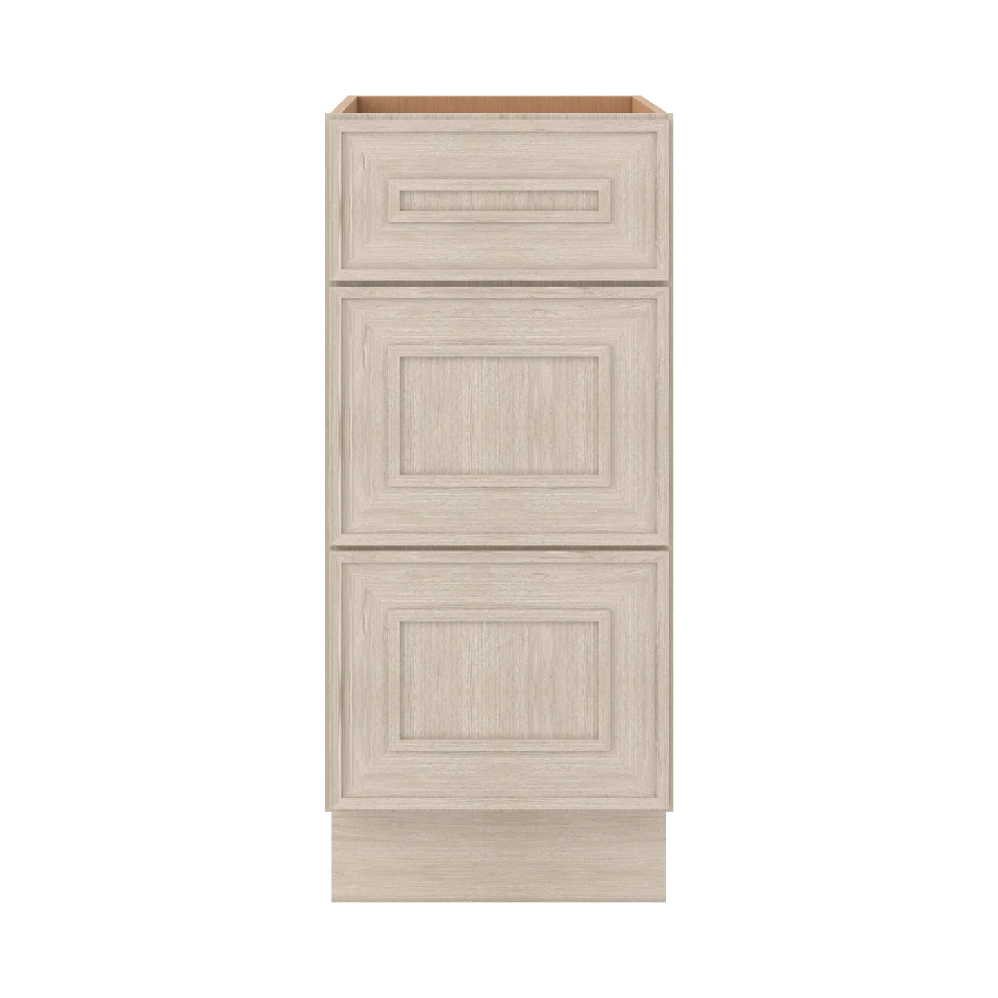 Ivory Elegant Craftsman Shaker DB15 base cabinet – close front view, RTA kitchen cabinet