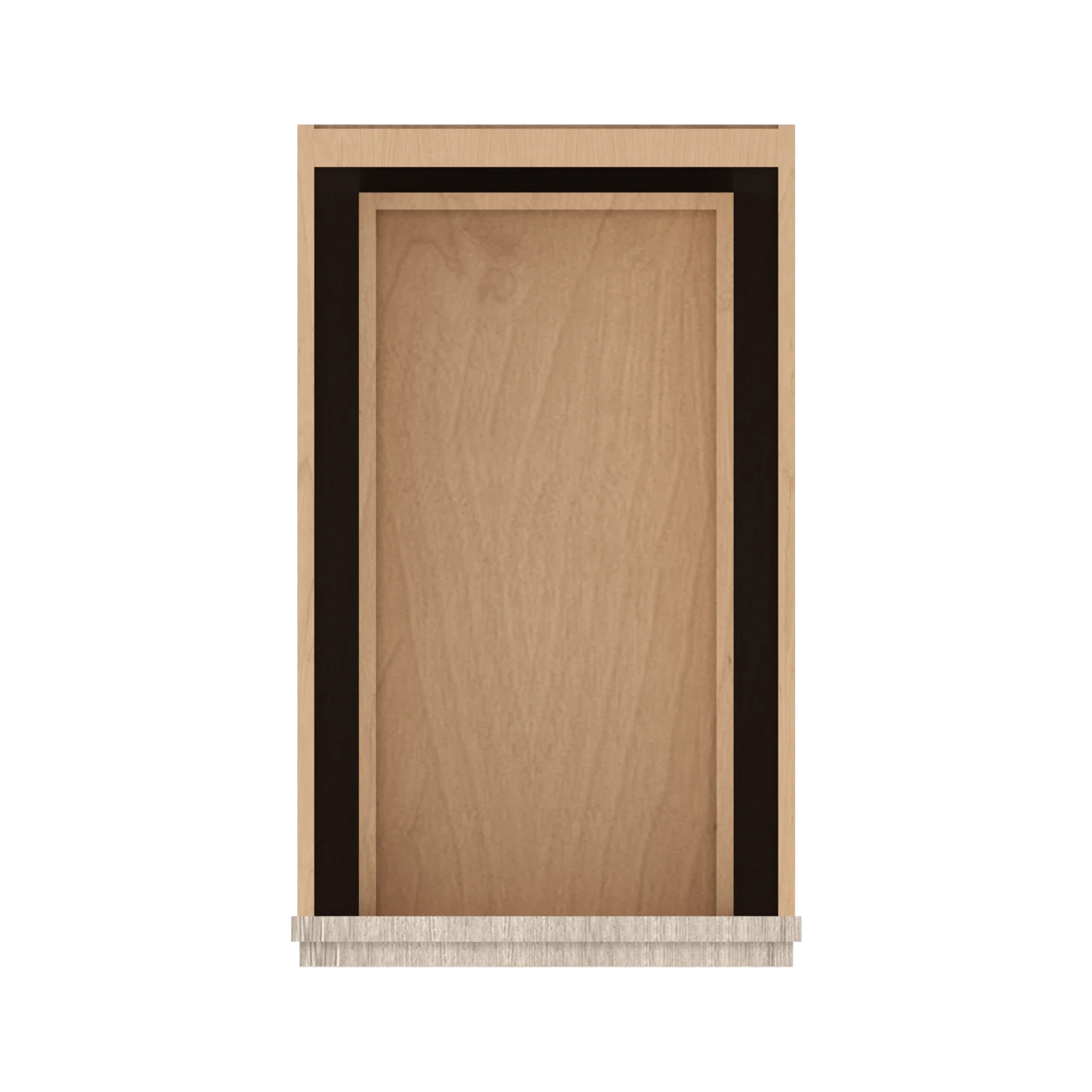 Ivory Elegant Craftsman Shaker DB15 base cabinet – top view, RTA kitchen cabinet