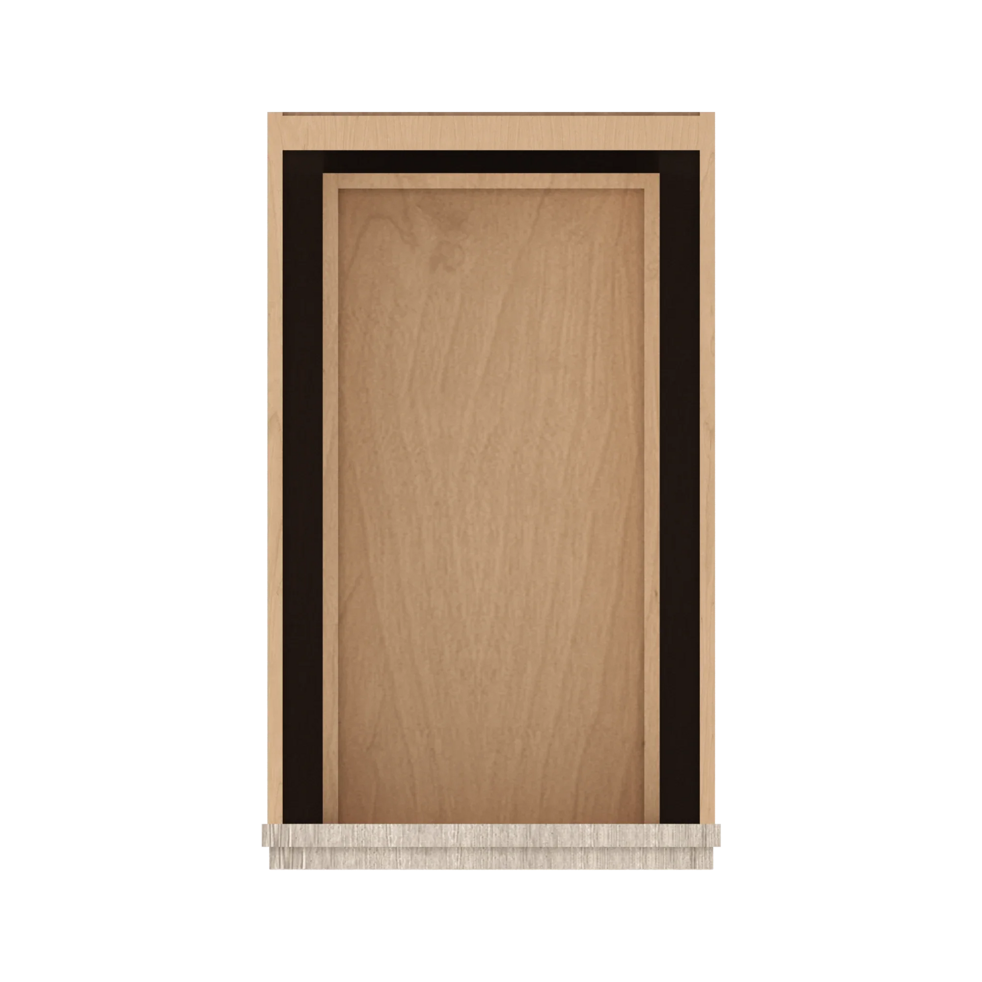Ivory Elegant Craftsman Shaker DB15 base cabinet – top view, RTA kitchen cabinet