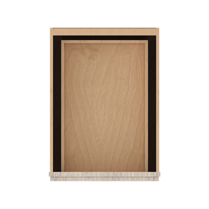 Ivory Elegant Craftsman Shaker DB18 base cabinet – top view, RTA kitchen cabinet