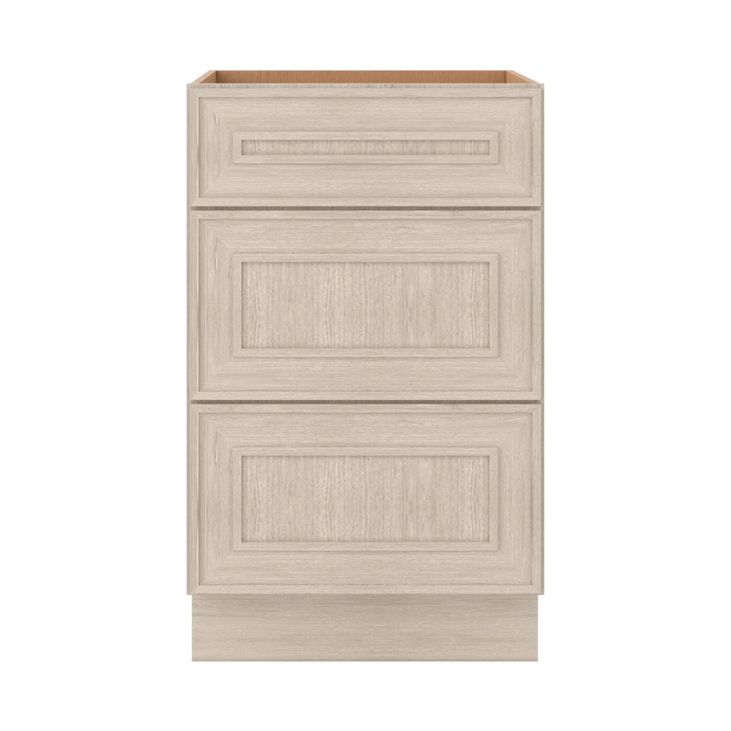 Ivory Elegant Craftsman Shaker DB21 base cabinet – close front view, RTA kitchen cabinet