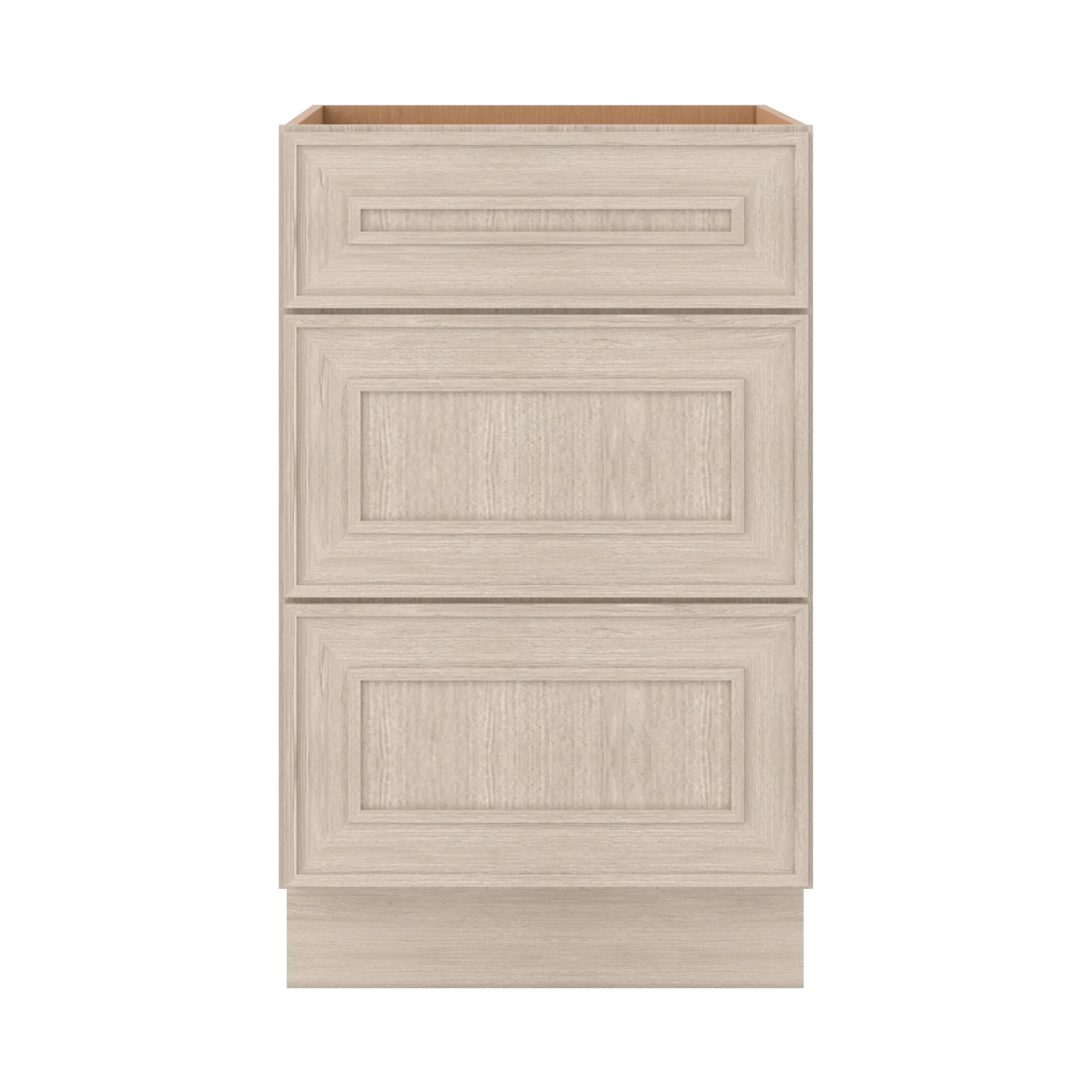 Ivory Elegant Craftsman Shaker DB21 base cabinet – close front view, RTA kitchen cabinet