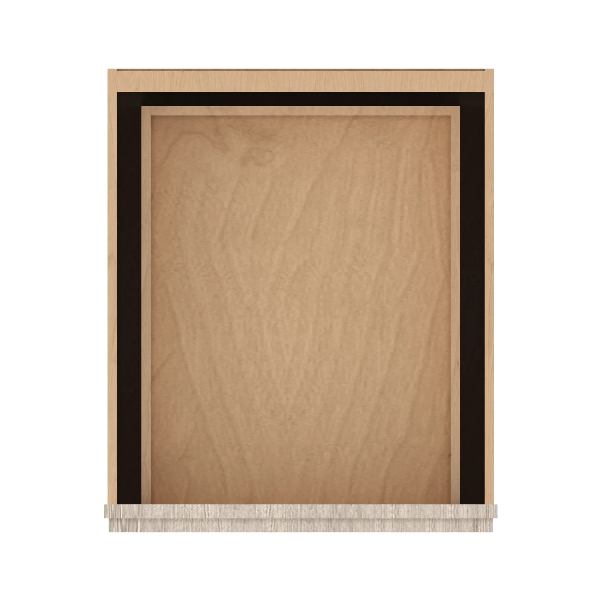 Ivory Elegant Craftsman Shaker DB21 base cabinet – top view, RTA kitchen cabinet