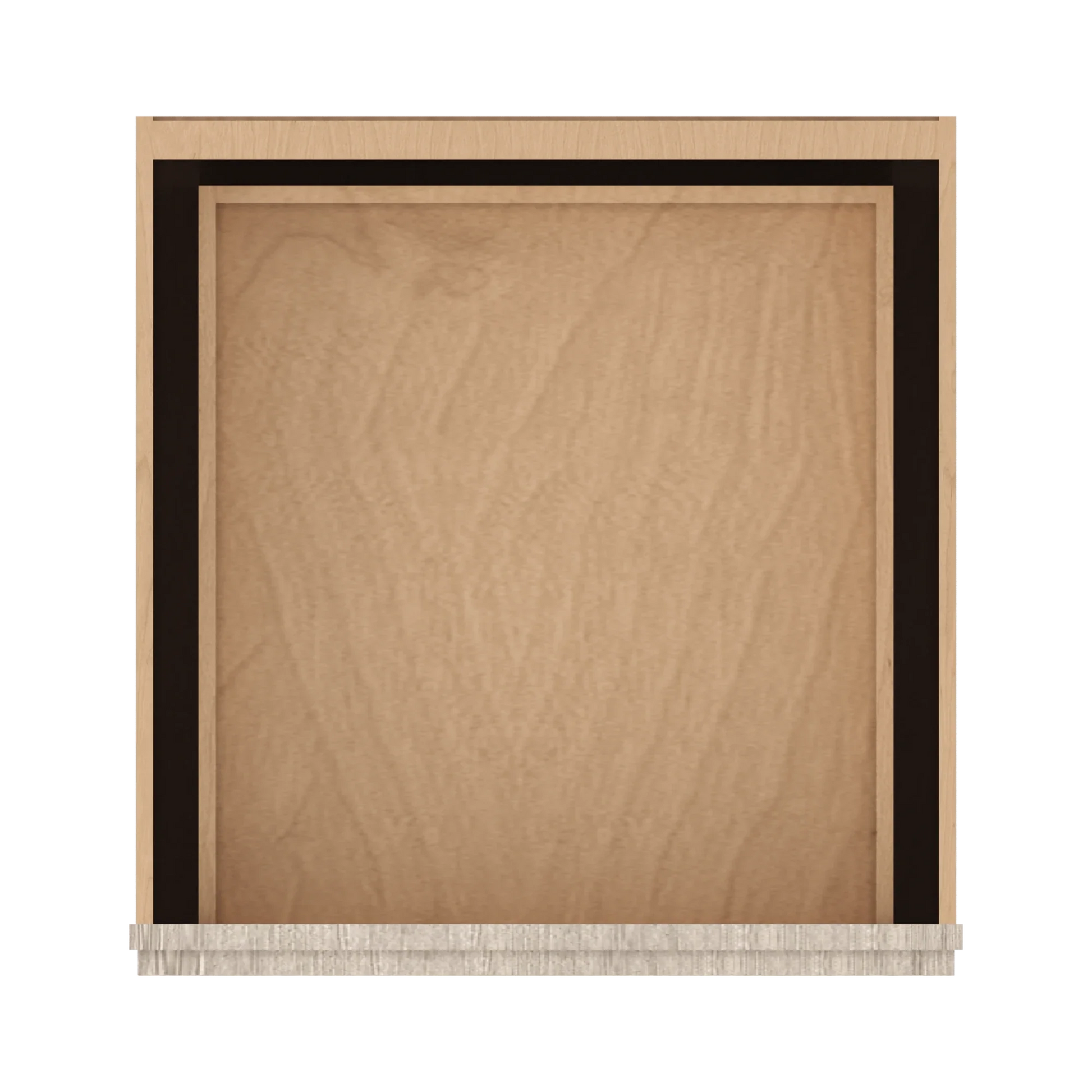 Ivory Elegant Craftsman Shaker DB24 base cabinet – top view, RTA kitchen cabinet
