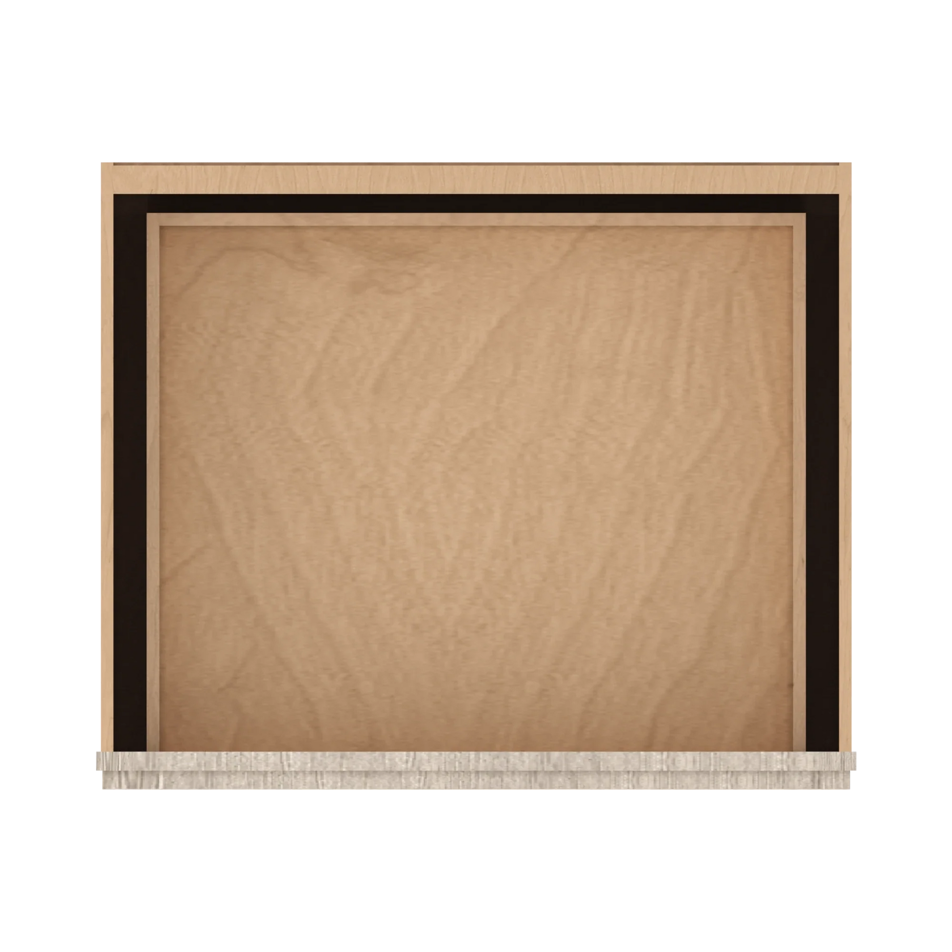 Ivory Elegant Craftsman Shaker DB30 base cabinet – top view, RTA kitchen cabinet