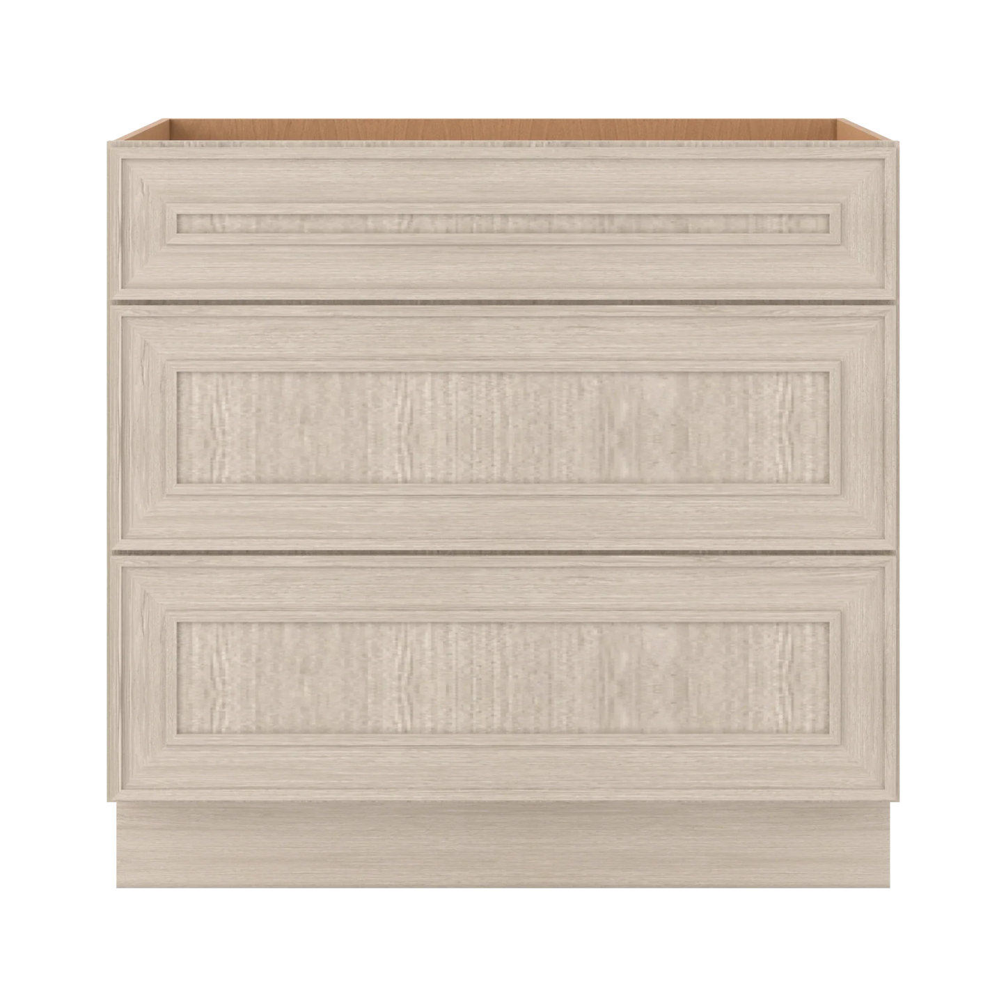 Ivory Elegant Craftsman Shaker DB36 base cabinet – close front view, RTA kitchen cabinet