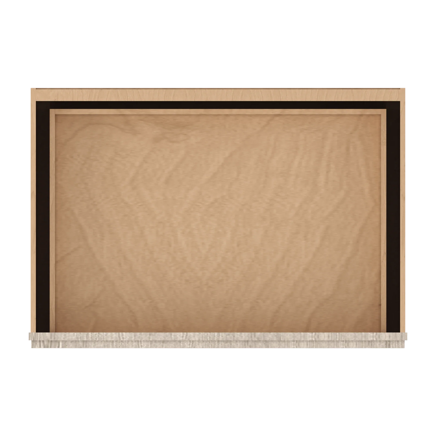 Ivory Elegant Craftsman Shaker DB36 base cabinet – top view, RTA kitchen cabinet