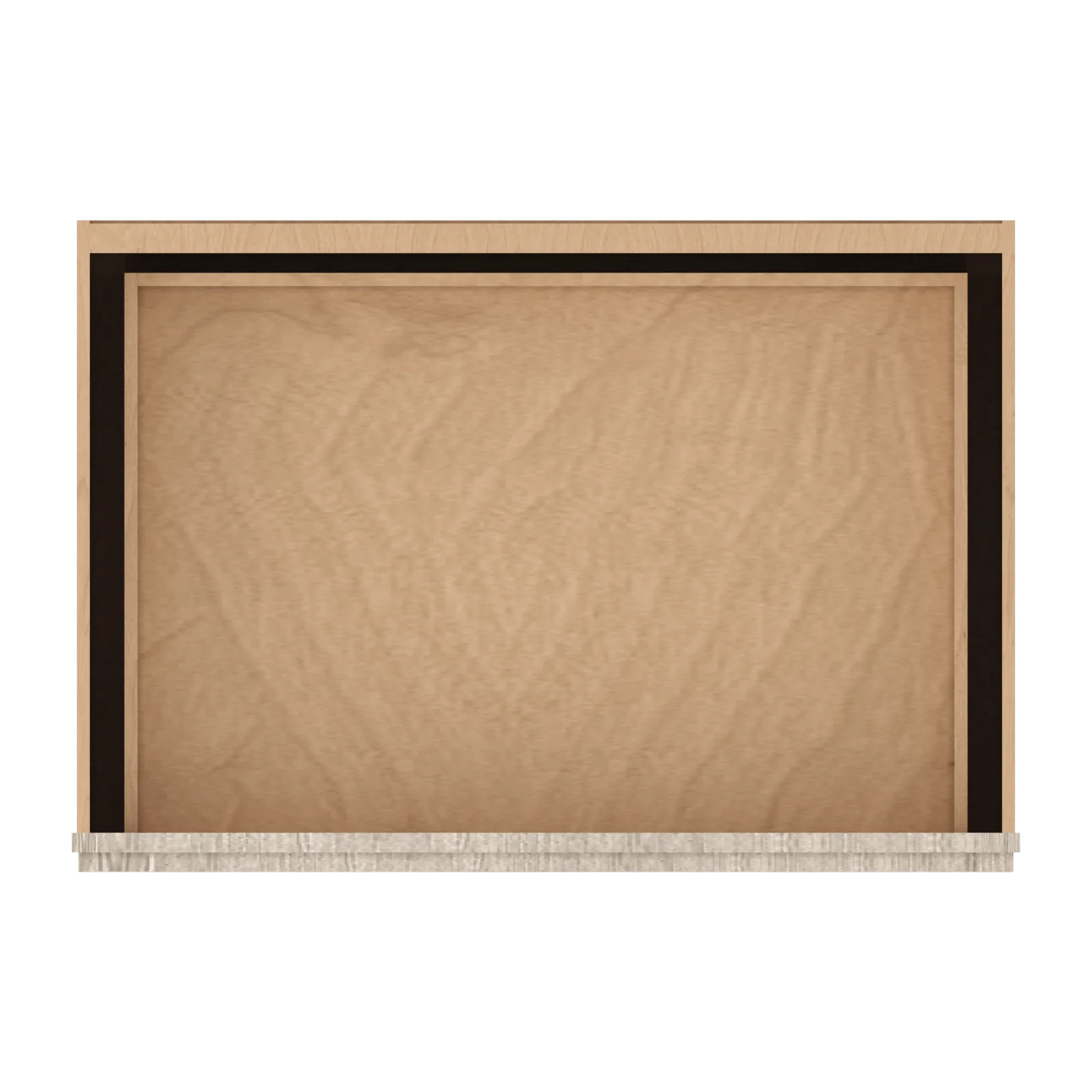 Ivory Elegant Craftsman Shaker DB36 base cabinet – top view, RTA kitchen cabinet