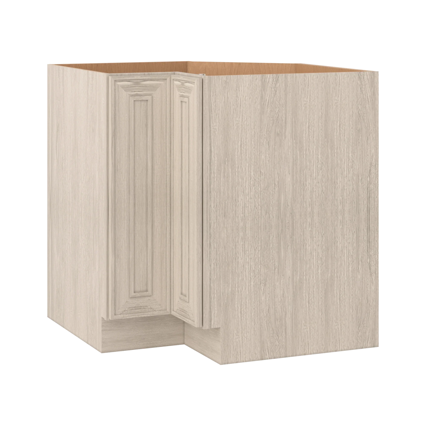 Ivory Elegant Craftsman Shaker LS33 base cabinet – close angle view, RTA kitchen cabinet