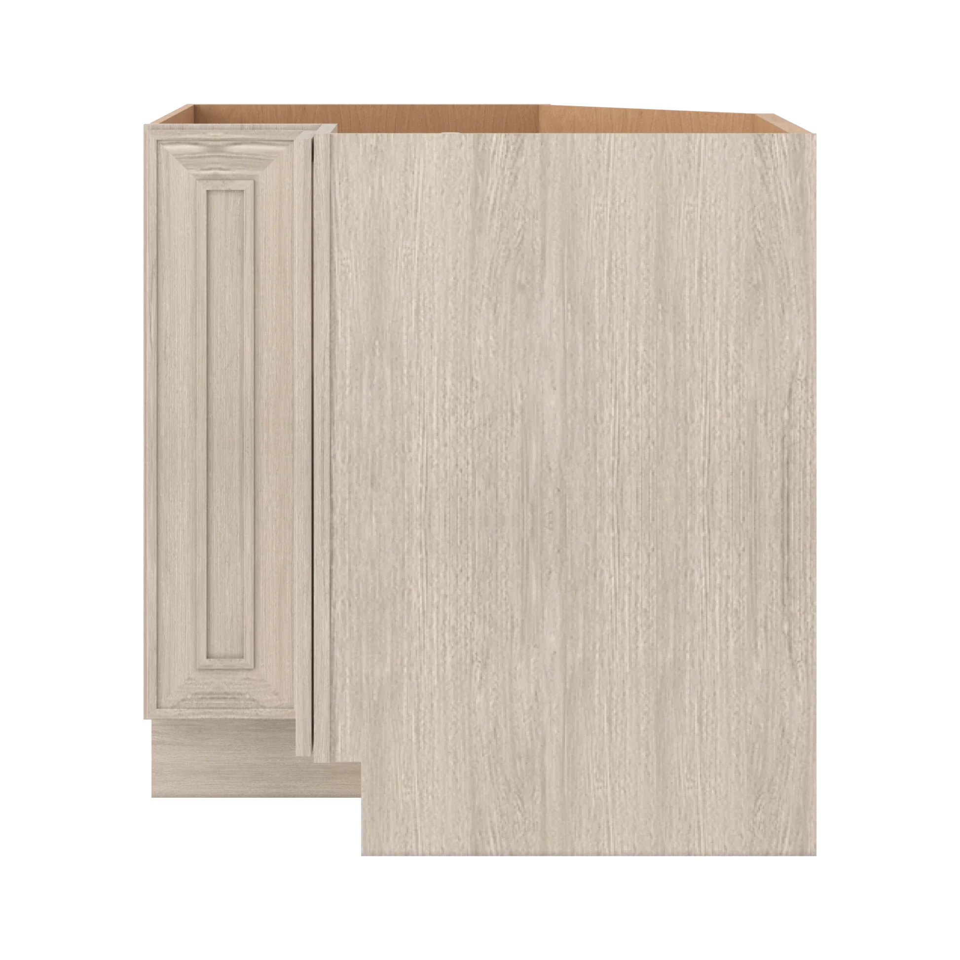 Ivory Elegant Craftsman Shaker LS33 base cabinet – close front view, RTA kitchen cabinet