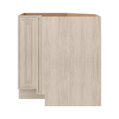 Ivory Elegant Craftsman Shaker LS33 base cabinet – close front view, RTA kitchen cabinet