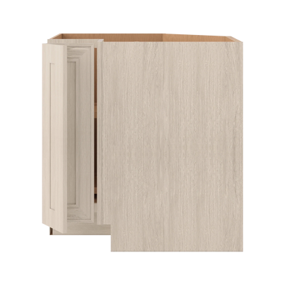 Ivory Elegant Craftsman Shaker LS33 base cabinet – open front view, RTA kitchen cabinet