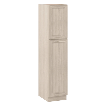 Ivory Elegant Craftsman Shaker PC1884 tall cabinet – close angle view, RTA kitchen cabinet